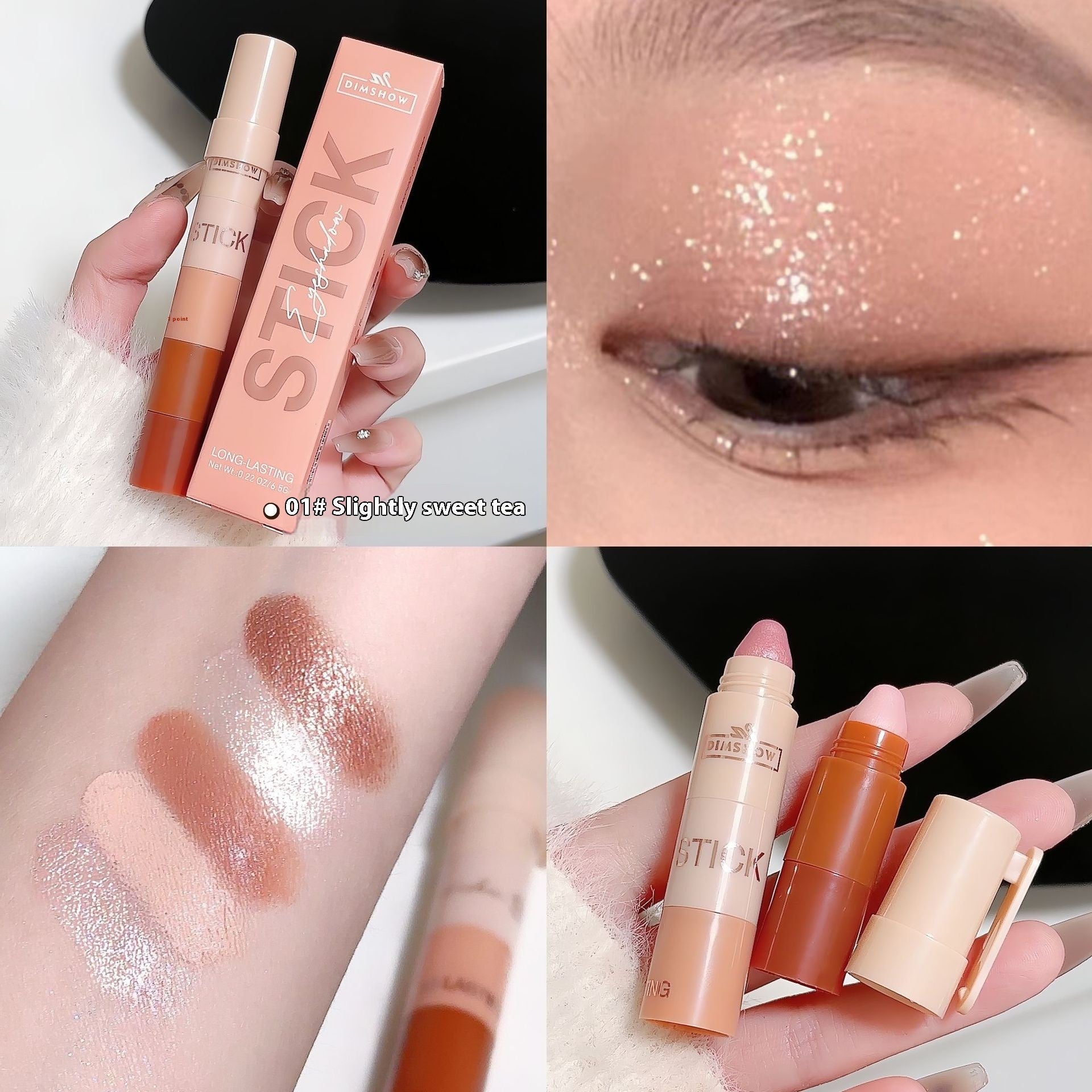 Five And Five Sections Lazy Eyeliner Pen Highlight Plain Face