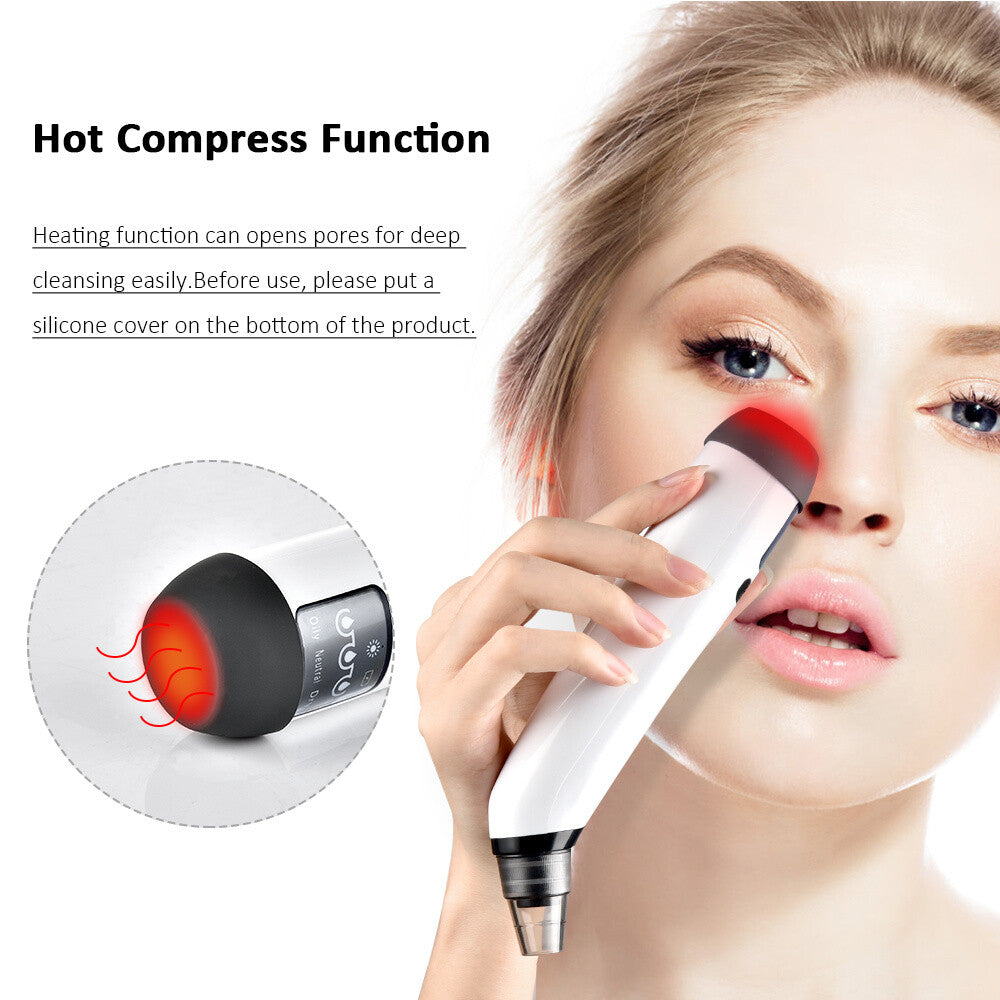 Blackhead Remover Pore Vacuum Facial Cleaner Electric Acne Comedone Extractor US