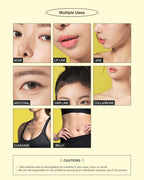 One Day Tinted Shading Korean Vegan, Waterproof, and Long-Lasting Contour Makeup Stick with Smudging Sponge Tip for Warm Underton and Light Tone - Deep Brown