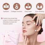 PDRN PINK COLLAGEN GEL MASK Pink Collagen facial mask Jelly Split facial mask