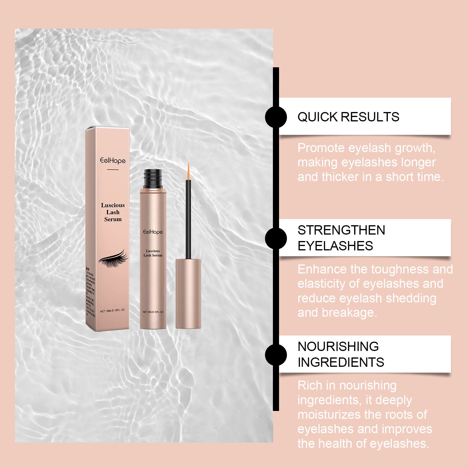 Eyelash Care Solution Is Natural, Delicate And Gentle