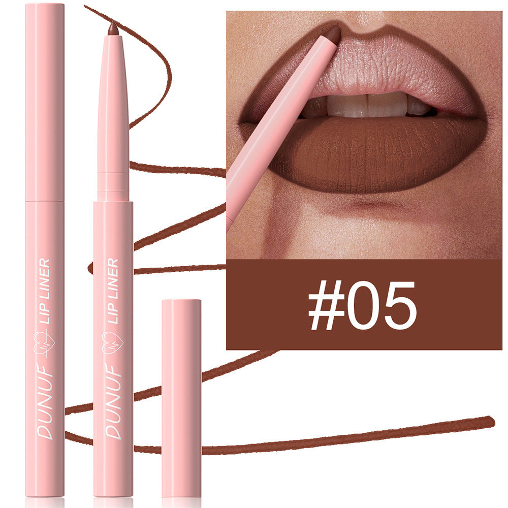 12 Colors Easy To Color Velvet Matte Lip Liner