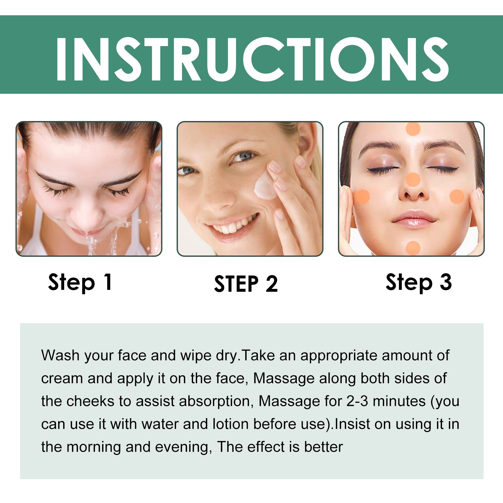 Anti-Aging Cream, Anti-Wrinkle Firming Skin And Smoothing Fine Lines Moisturizing Skin Cream