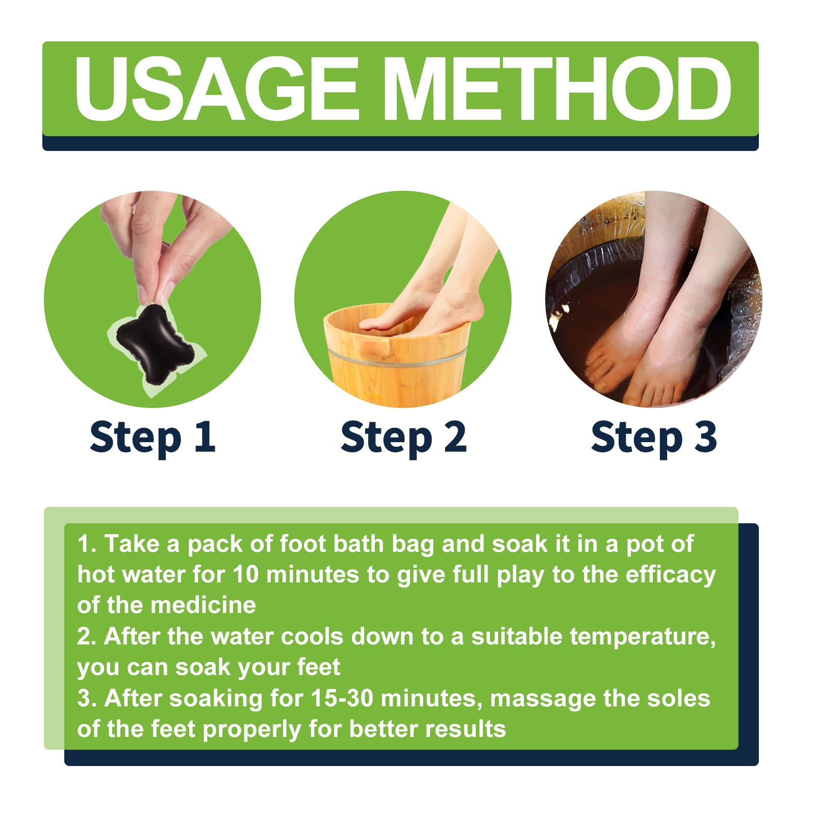 Herbal Soothing Foot Soak, Vein Repair To Relieve Body Fatigue Body Shaping Bead Foot Bath Kit