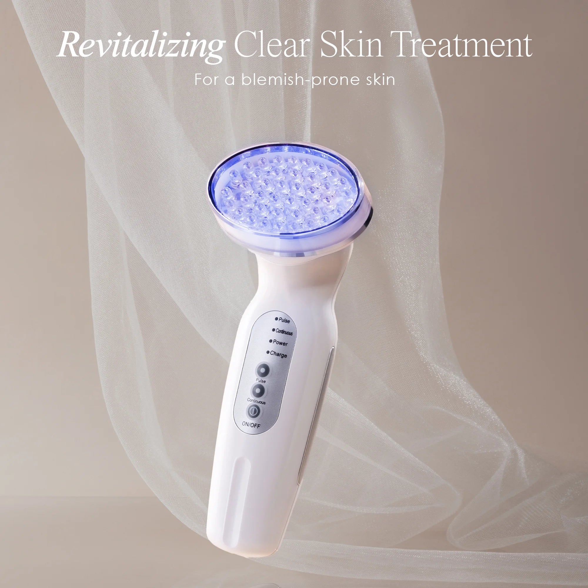 Blue LED+ | Acne Light Therapy | Spots Removal | Minimize Pores | for Oily Skin