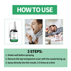 Herbal Spray Cleansing Lung, Soothe Throat And Nose Discomfort, Moisten Throat And Clear Nose Care Spray