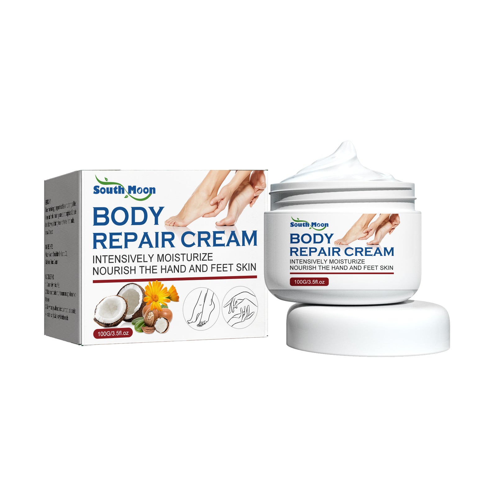 Body Repair Cream, Relieve Peeling Improve Chapped Dry Skin And Remove Dead Skin Moisturize Cream
