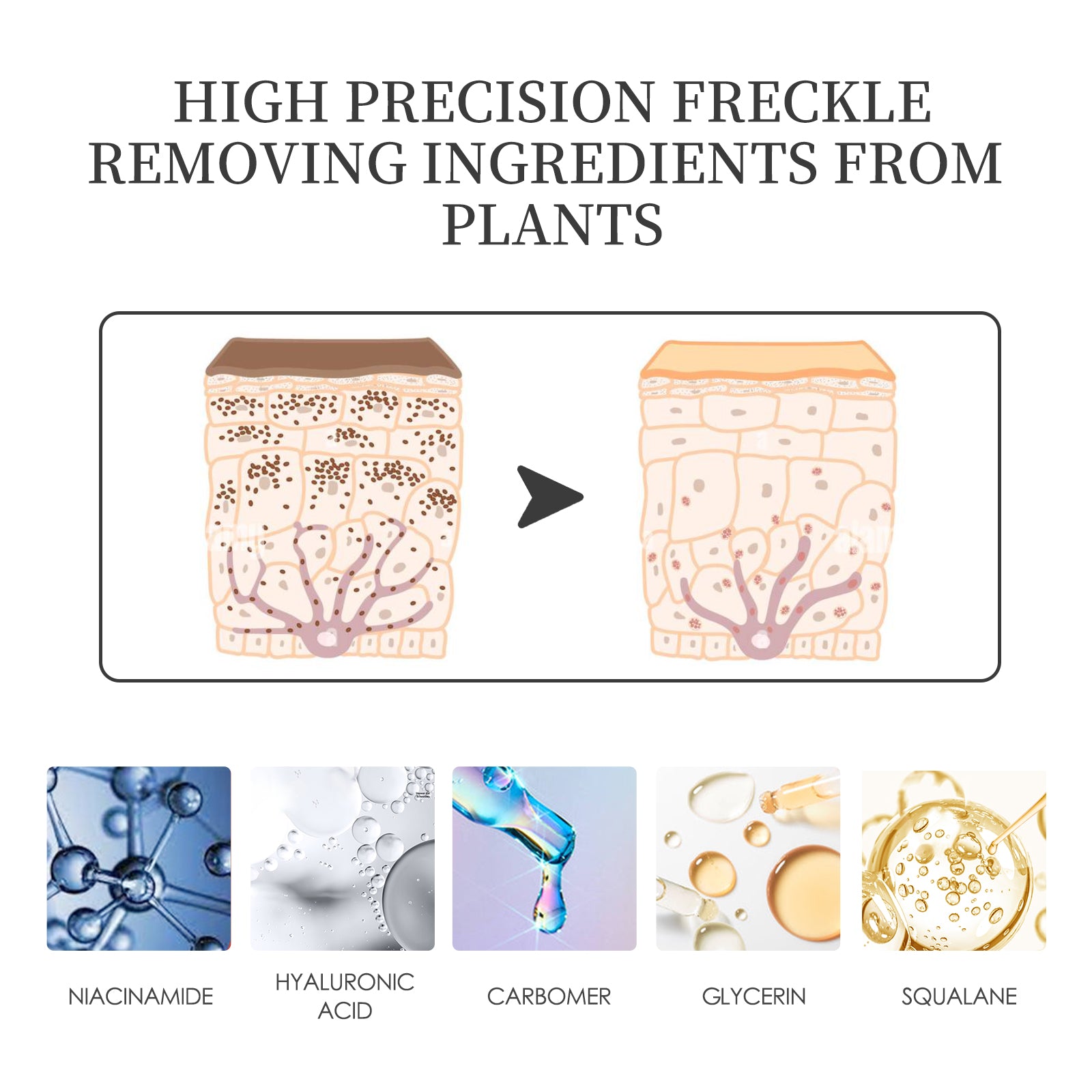 Face Brightening Serum, Lighten Dark Spots Moisturizing And Repairing Fine Lines Brightening Serum