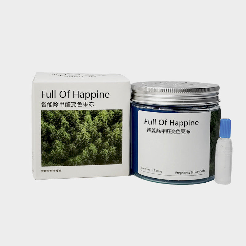 Remove formaldehyde color changing jelly gel deodorize remove formaldehyde air purifier magic box solid air freshener for new house