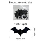 Halloween 3D Butterfly Bat Home Decor Wall Sticker 12 Pack Butterfly Sticker Wall Sticker