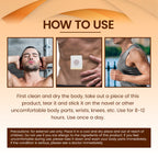 Kidney Care Patch, Relieve Lumbar Joint Pain Body Discomfort Health Care Navel Patch