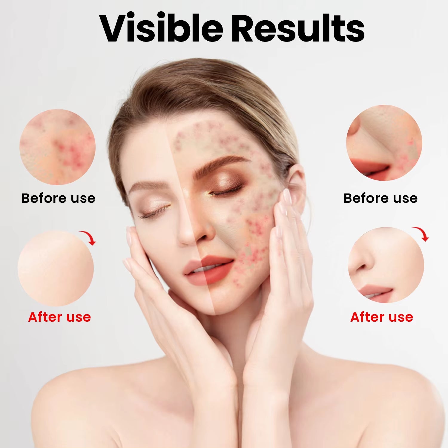 Medical Grade Professional 510K Silicone Facial Skin Led Face and Neck Red Light Therapy Mask for Skin Rejuvenation