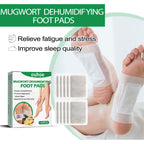 Mugwort Foot Patch, Ginger Mugwort Essence Removing Dampness Moist Foot Massage Care Foot Patch