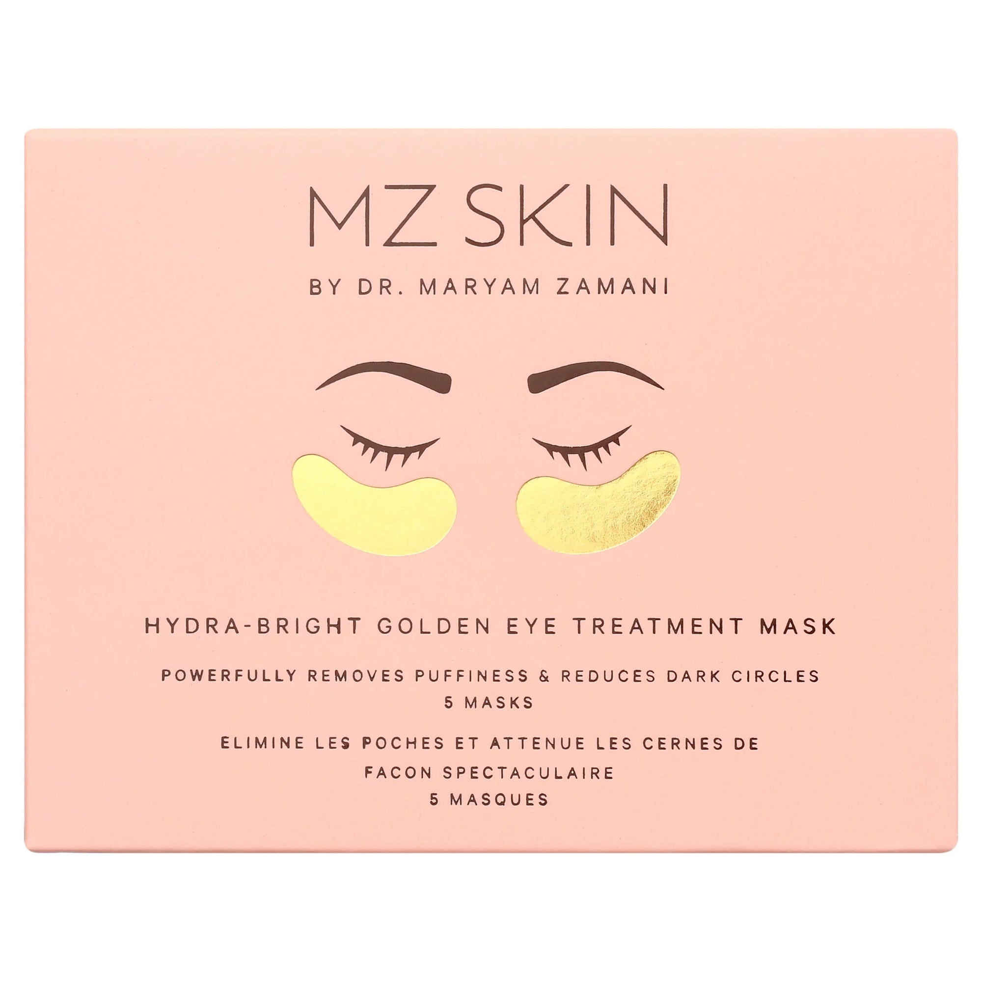 Hydra-Bright Gold Eye Mask