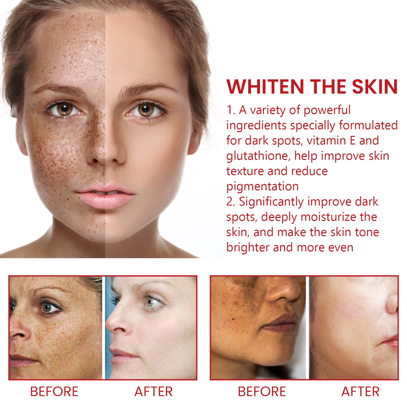 Dark Spot Repair Cream, Restores Dull Skin, Lightening Fine Lines And Dark Spots, Brightening Skin Repair Cream