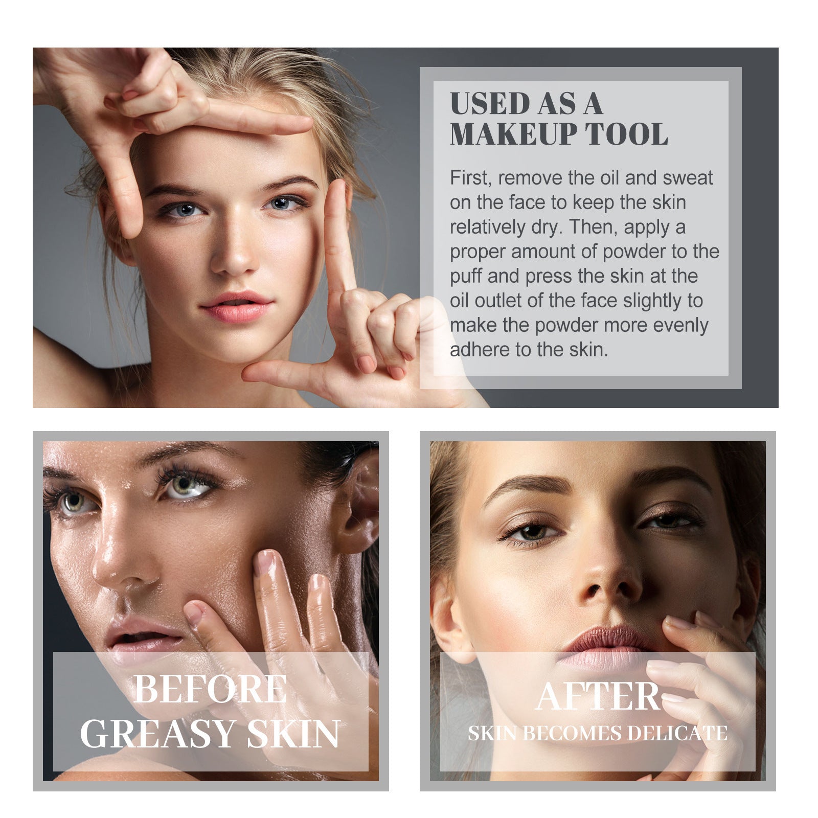 Not Easy To Makeup Flawless Long-lasting Natural Finishing Powder