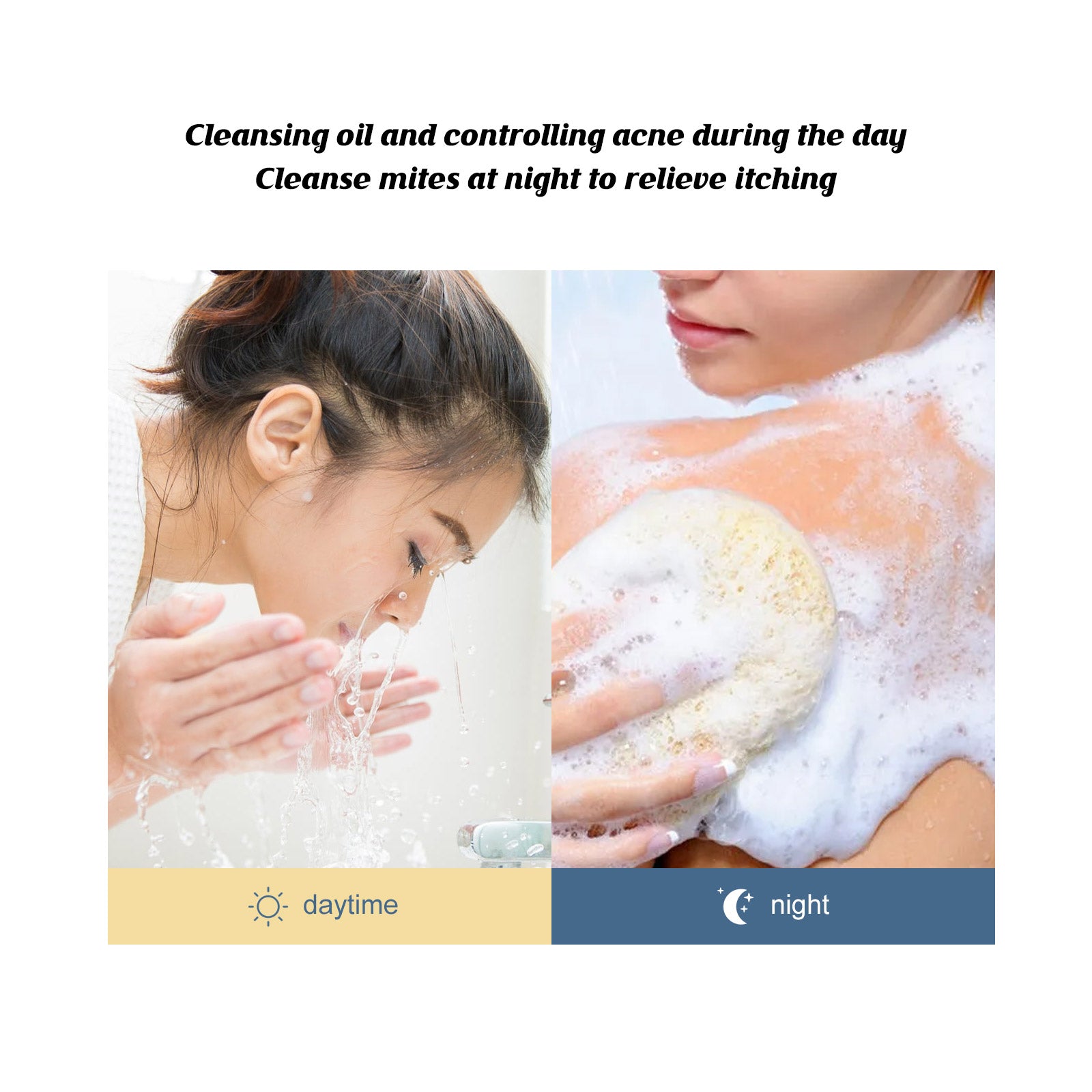 Facial Cleansing Soap Face Gentle Cleansing Body Back Acne Care Skin Bath Soap