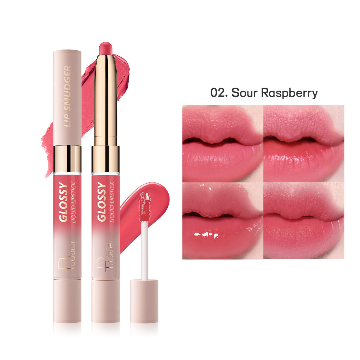 10-color Double-headed Lipstick Lip Gloss Matte Finish