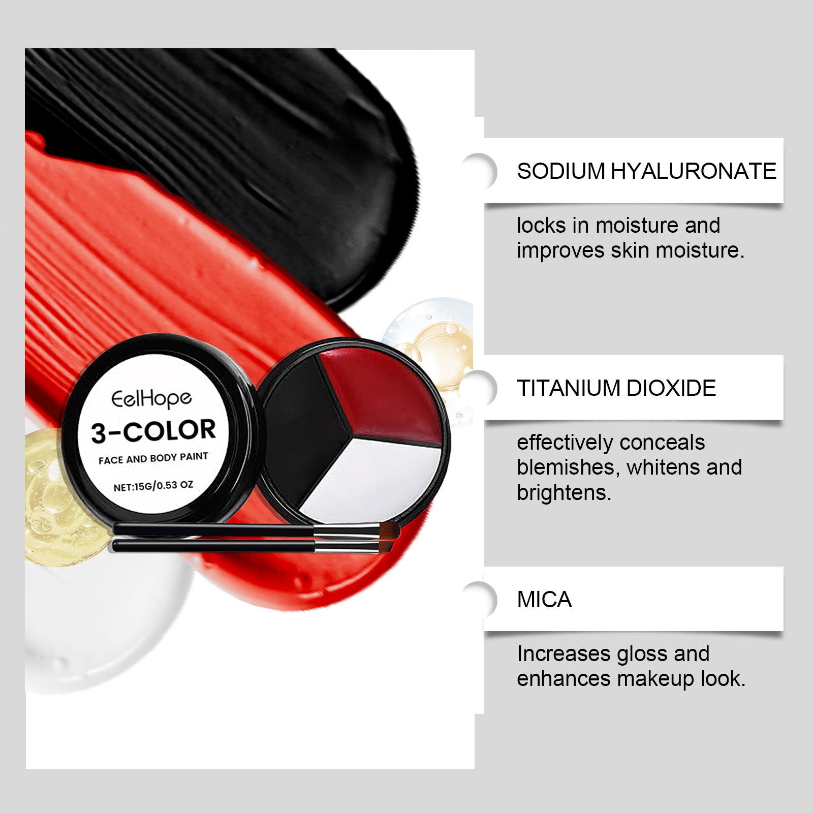 Ball Face Painting Suit Makeup Tools