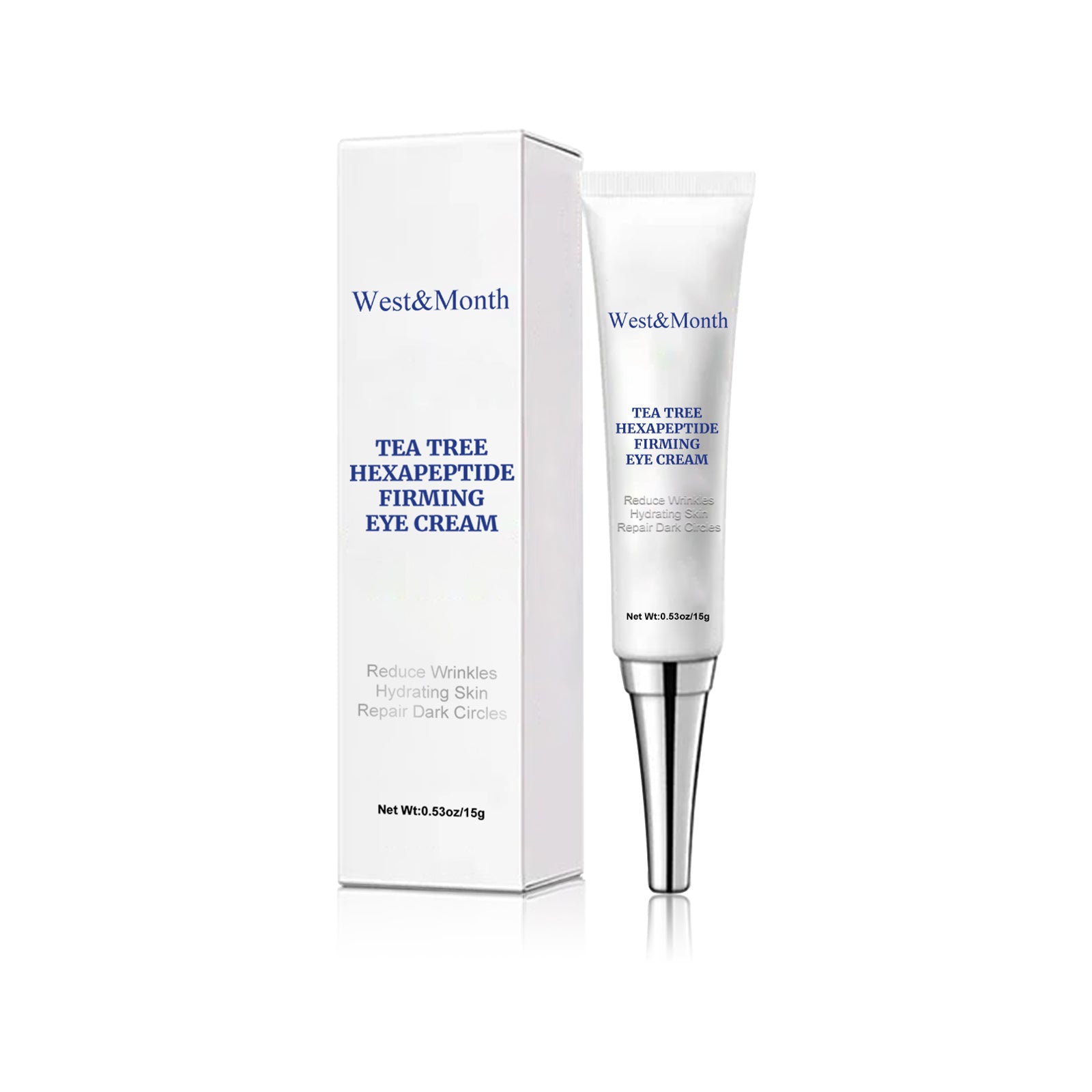 Tea Tree Hexapeptide Firming Eye Cream, Eye Care Cream To Reduce Fine Lines And Repair Eye Skin