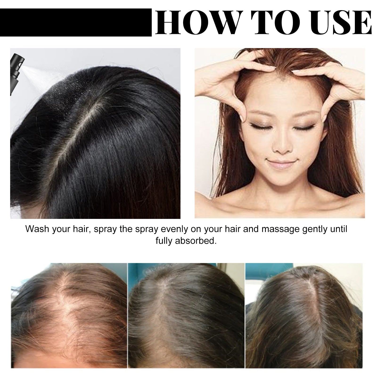 Batana Hair Spray Scalp Deep Moisture Repair Hair Strong Hair