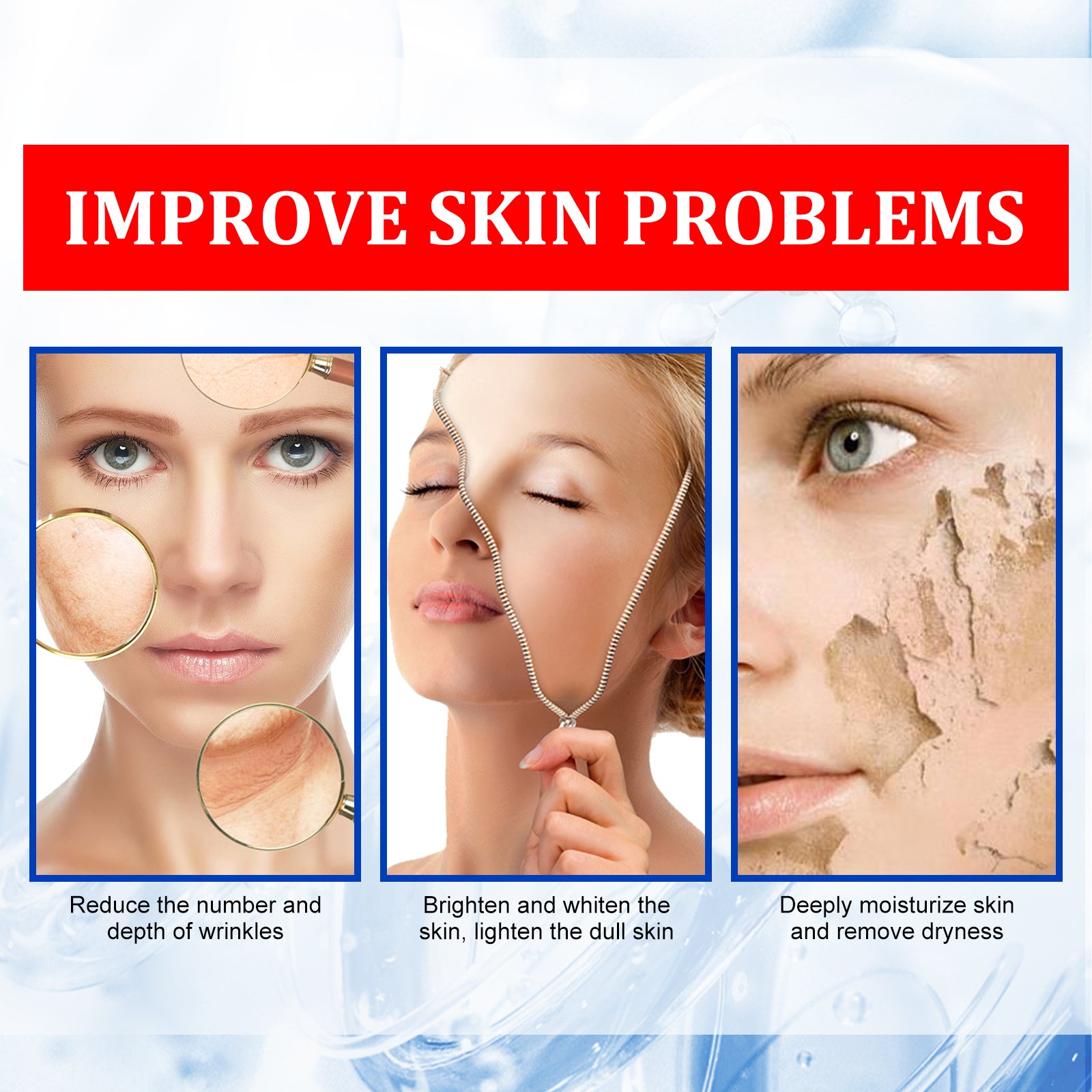 Hydrating Anti-Wrinkle Essence, Smoothing Fine Lines, Hydrating Firming Skin And Anti-Aging Essence