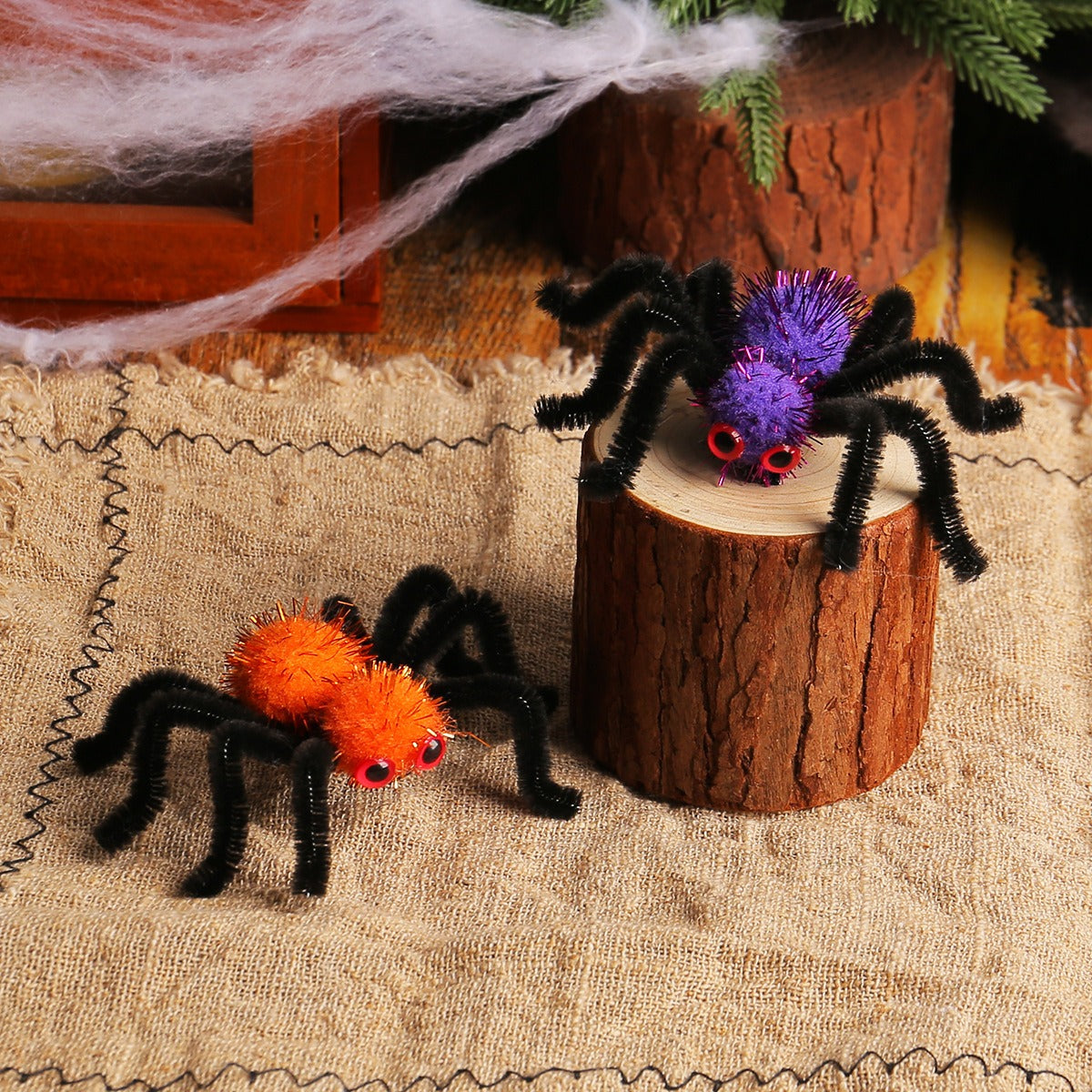 Halloween Spider Hair Clip Halloween Children's Adult Party Decoration Props Funny Spider Hair Clip Hair Accessories
