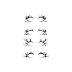 Halloween Eyeliner Stickers Party Makeup Tools