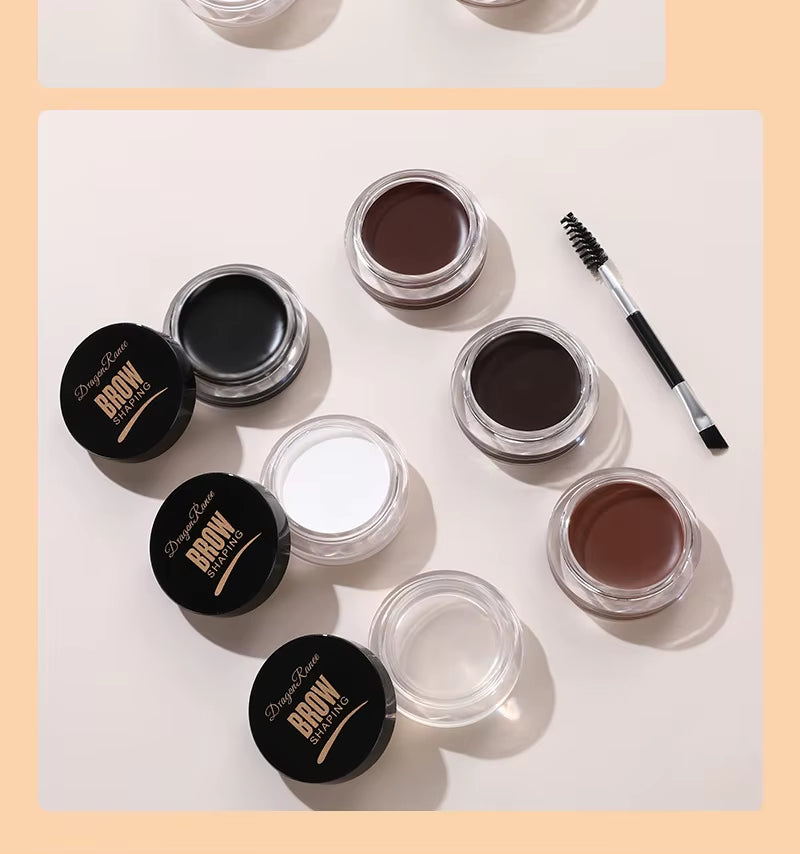 6Color Wild Eyebrow Styling Eyebrow Cream Styling Eyebrow Gel Soap Wax White Eyebrow Cream
