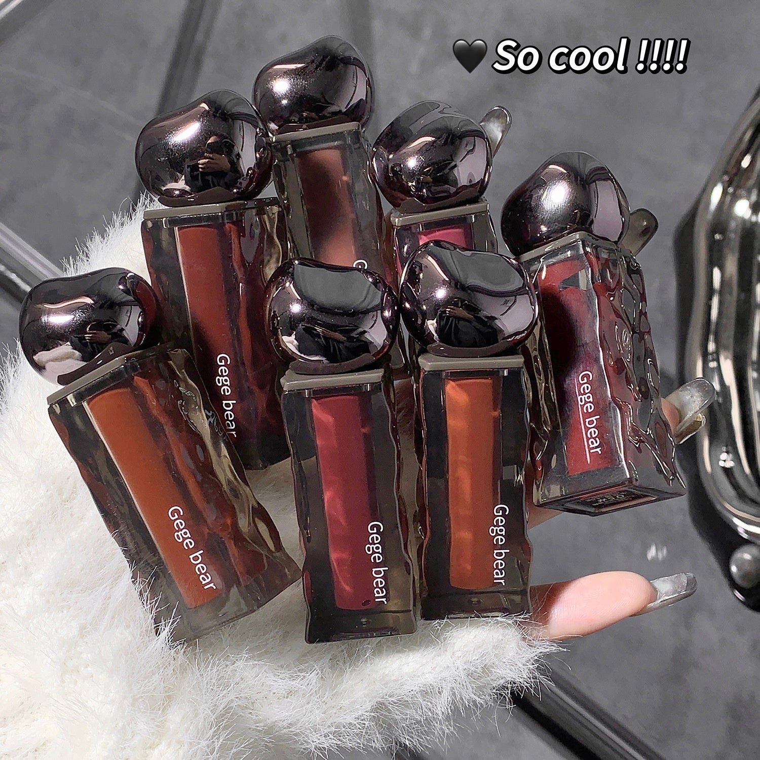 Glacier Lava Lip Lacquer Water Light Mirror Makeup