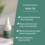Belly Oil for Pregnancy, Prevent Stretch Marks, Dry, Sensitive Skin, 4 Fl. Oz. (120 Ml)