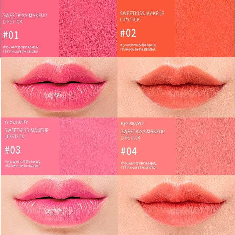 Fey Beauty Cameo Brown Nude Lipstick Moisturizing Lipstick No Stain On Cup Non-fading Milk Tea Yellow Skin One Piece Dropshipping