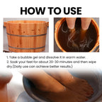 Foot Inflammation Bath Soothing Gel Beads, Clean Odor Gray Nail Swelling Repair Bright Nail Care Foot Bath Beads