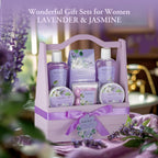 Mother'S Day Gift for Mom Spa Kit Gifts, Spa Gift Baskets for Women Get Well Gifts, 13Pcs Lavender Jasmine Luxury Spa Gift Set,Pamper Birthday Gifts for Women