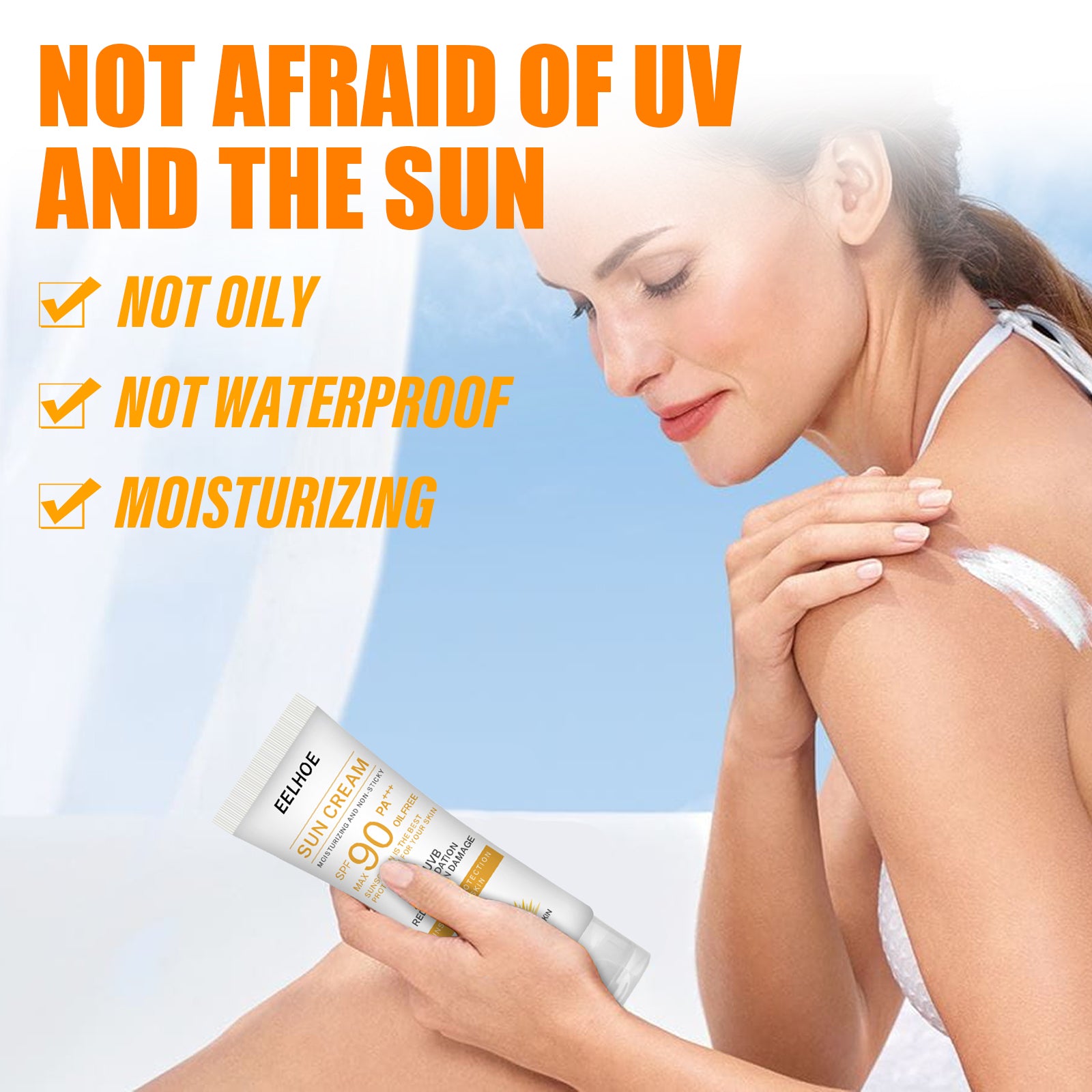 Protective Cream Moisturizes The Face, Body And Skin Protection Without Fake White Summer Refreshing Without Greasy