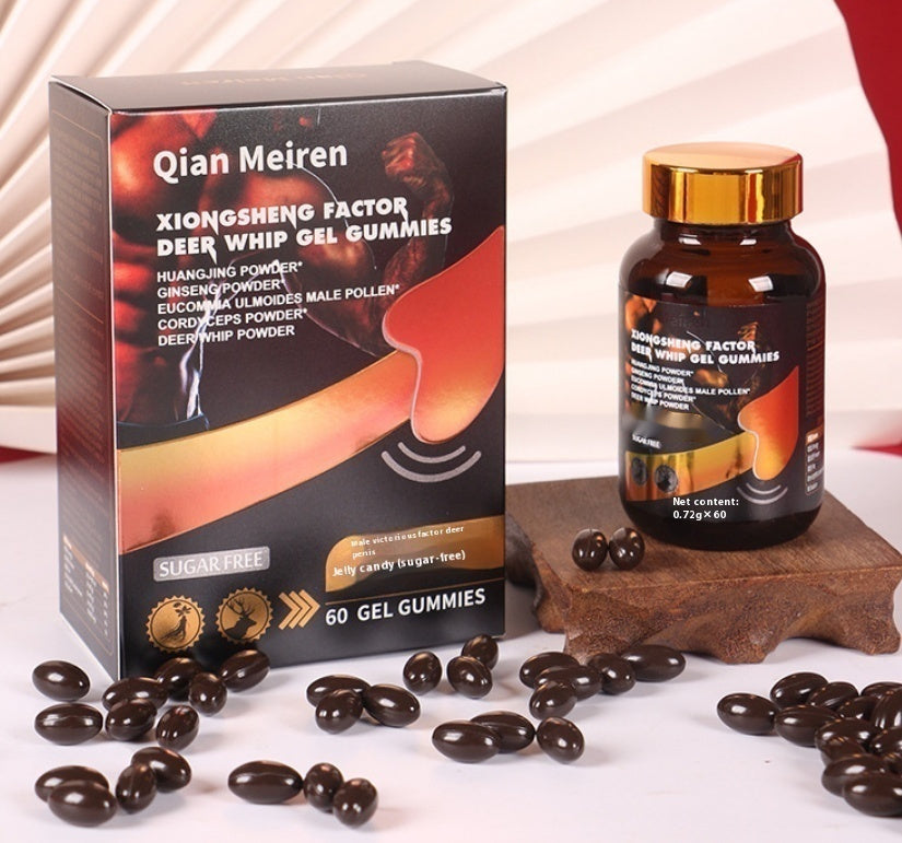 Male Oral Health Care Xiongsheng Factor Deer Pizzle Soft Capsules