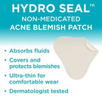 Brand Hydro Seal Acne Patches for Face, Non-Medicated Acne Blemish Patch Absorbs Fluids & Provides a Protective Healing Environment for Pimples, 7 Patches