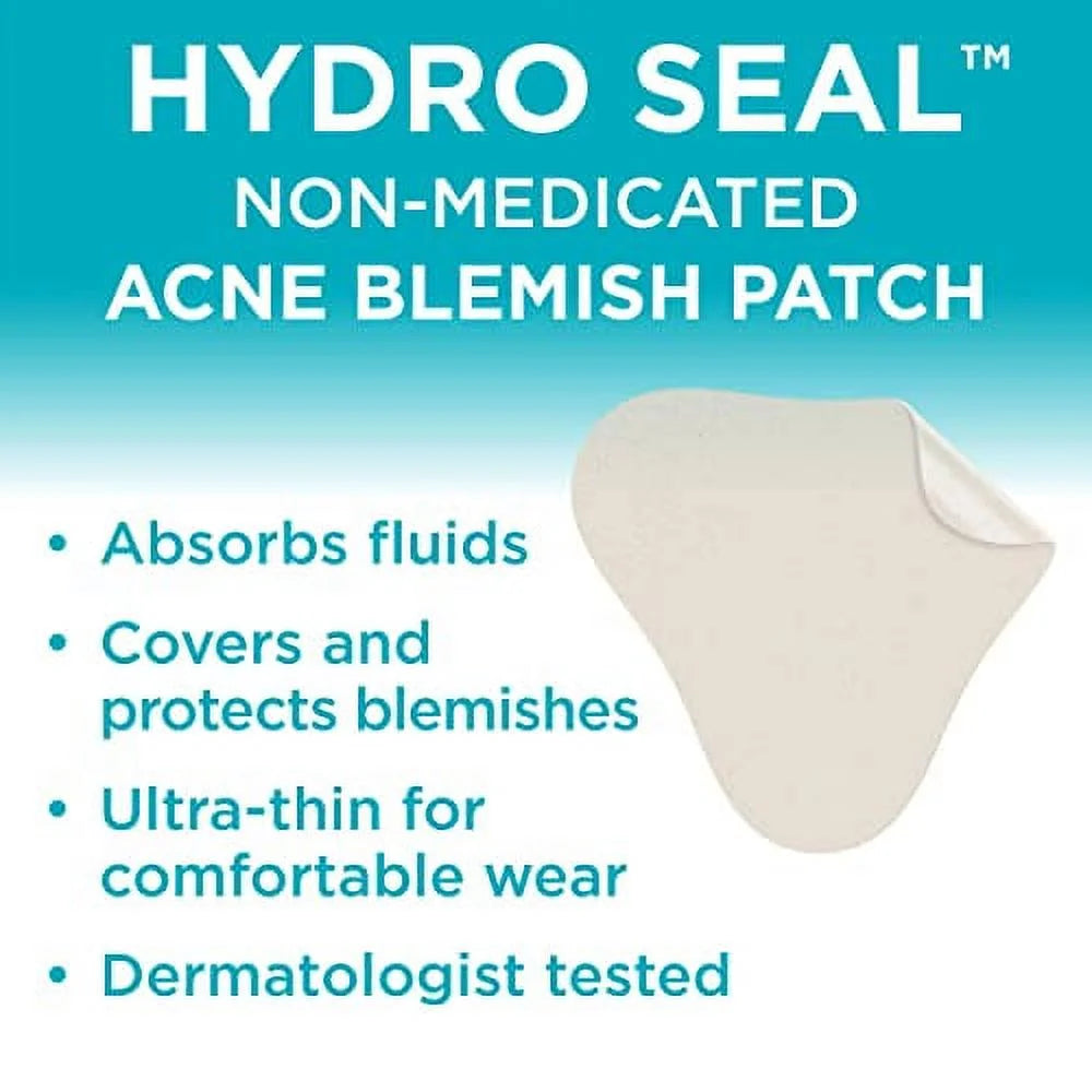 Brand Hydro Seal Acne Patches for Face, Non-Medicated Acne Blemish Patch Absorbs Fluids & Provides a Protective Healing Environment for Pimples, 7 Patches
