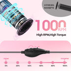 Plug-In Electric Foot Callus Remover with Adjustable Speeds - Electronic Foot File for Dead Skin, Includes 60PCS Sandpaper Disks for Smooth Heels, Effective Callus Remover for Feet at Home