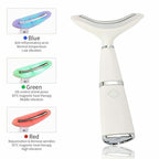 LED Neck Care Wrinkles Reduce Double Chin Removal Skin Tighten Lifting Massager