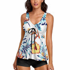 Ladies Sleeveless Comfortable Split Swimwear