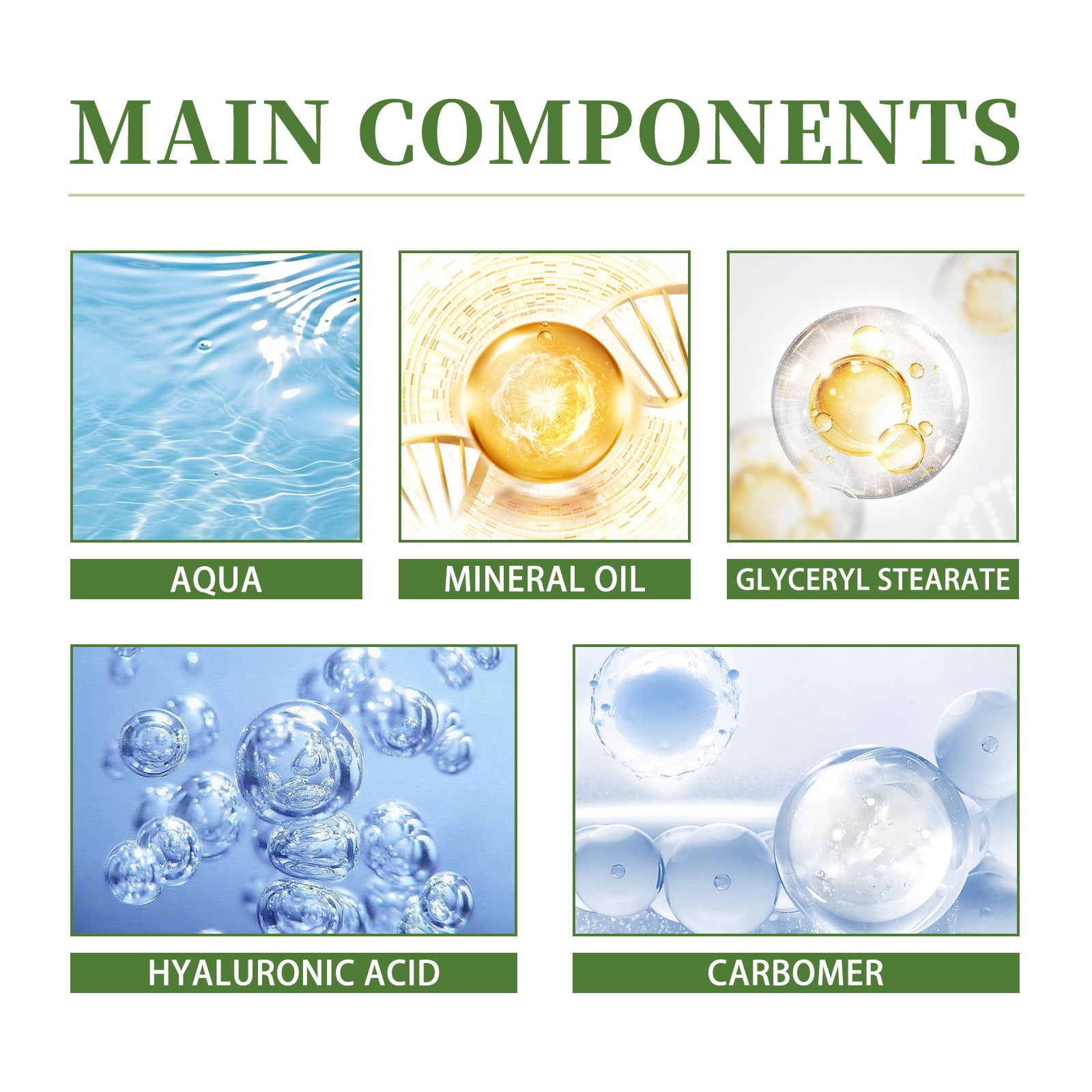 Facial Hyaluronic Acid Cream Deep Hydrating Elastic Moisturizing Skin Facial Skin Moisturizing Firming Cream