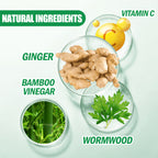 Mugwort Foot Patch, Ginger Mugwort Essence Removing Dampness Moist Foot Massage Care Foot Patch