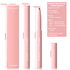 12 Colors Easy To Color Velvet Matte Lip Liner