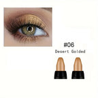 16 Colors Pearlescent Eyeliner, Color Glitter Waterproof Long-Lasting Eye Makeup Non-Smudge Eyeliner