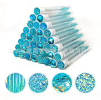 10 - 50 Pcs Disposable Eyelash & Mascara Brushes Diamond Lash Spoolie Wands For Makeup, Extensions & Cleaning 4 Colors
