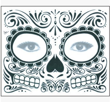 Tattoo Stickers Halloween Face Stickers Waterproof Environmental Protection Stage Props Art Makeup