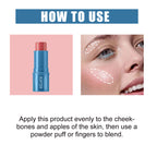 Blush Stick, Three-Dimensional Brightening Natural Waterproof Lightweight Lazy Body Contouring Cream