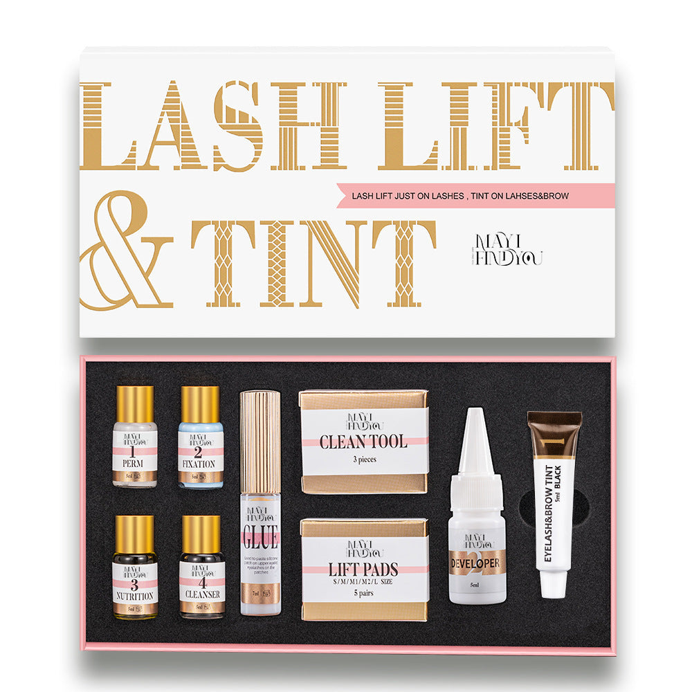 Eyebrow Dye And Eyelash Perm Suit Long-lasting Shaping Two-in-one