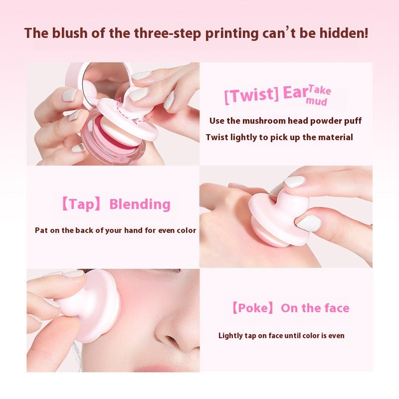 Blush Mud Swelling Contractive Color Shimmer Powder